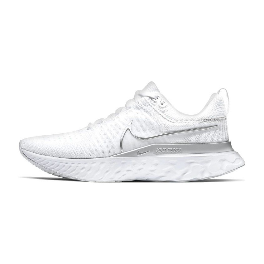 Nike React Infinity Run Flyknit 2 White Silver