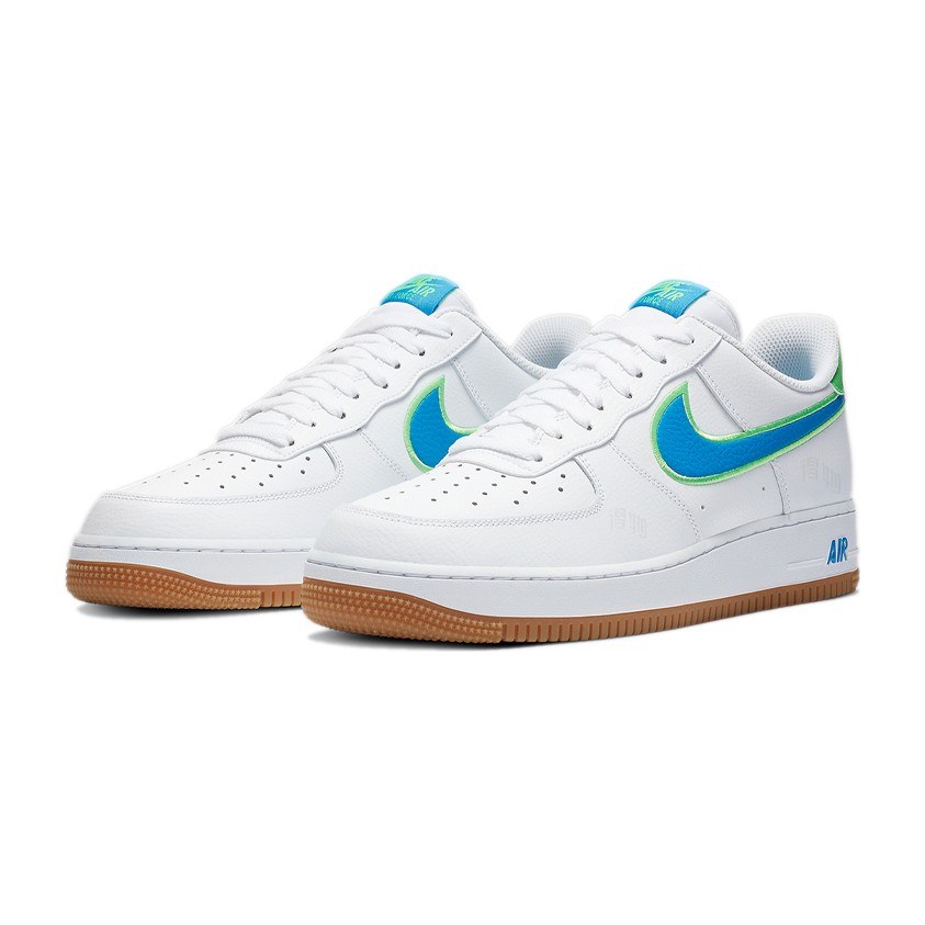 Nike Air Force 1 Low White Blue Green