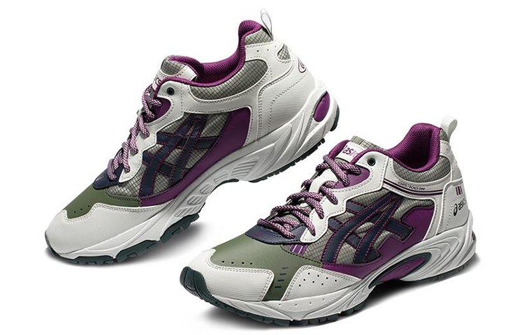 Asics Gel-100 TR White Green Purple