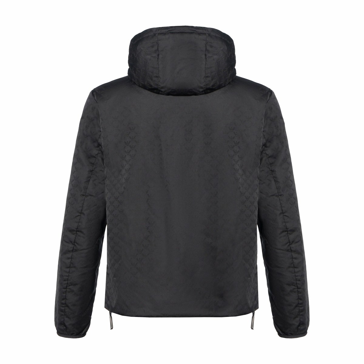 Emporio Armani FW22 Black Hoodie Jacket