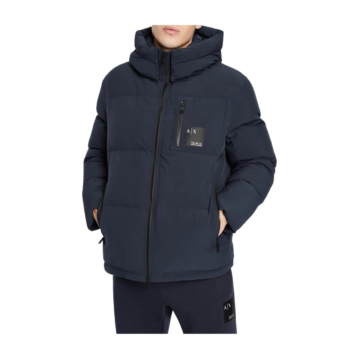 Armani Exchange FW22 Down Jacket Navy