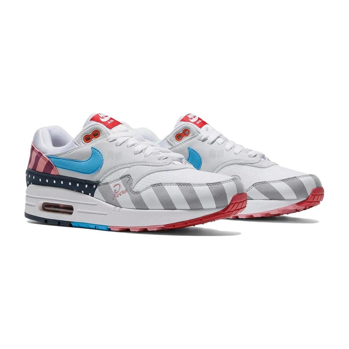 Parra x Nike Air Max 1 White Pink