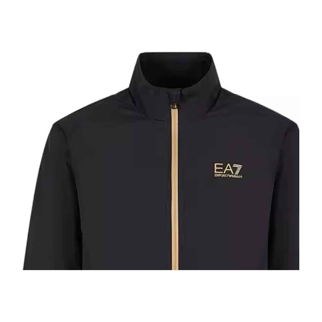 Emporio Armani EA7 FW23 Black Bomber Jacket
