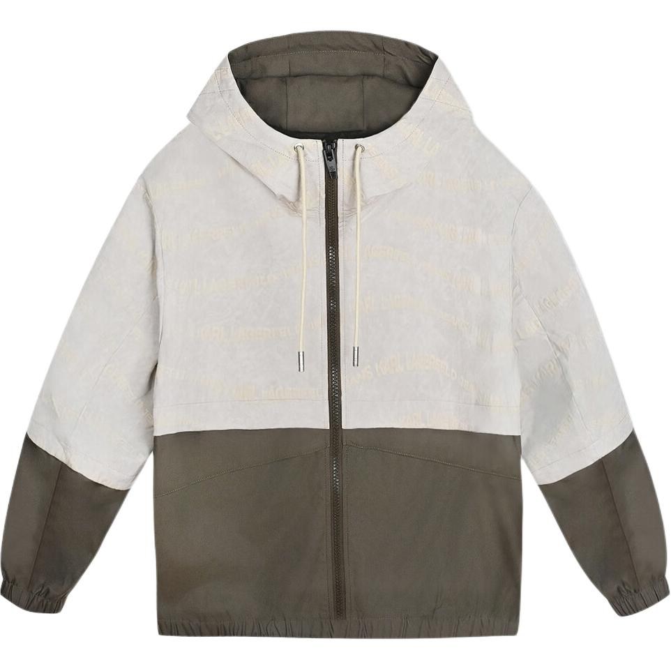 KARL LAGERFELD FW25 Long Sleeve Zip Cotton Jacket