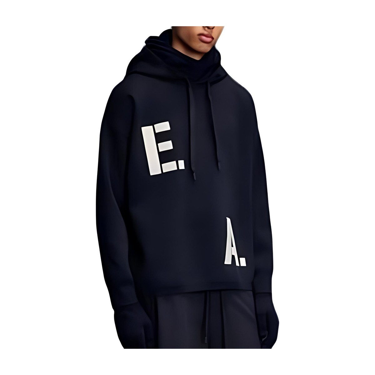 Emporio Armani FW22 Pullover Hoodie Blue