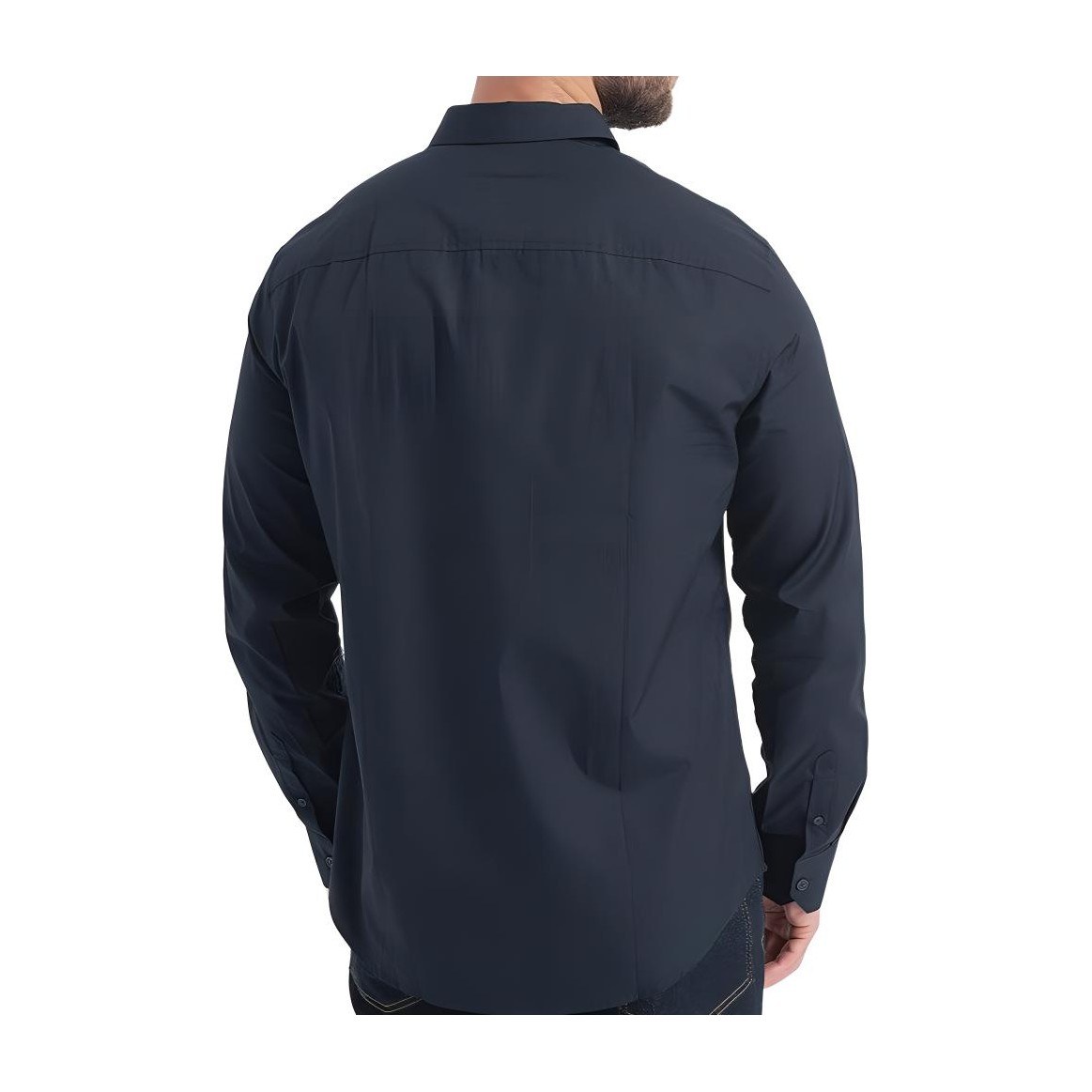 Armani Exchange FW23 Navy Logo Shirt