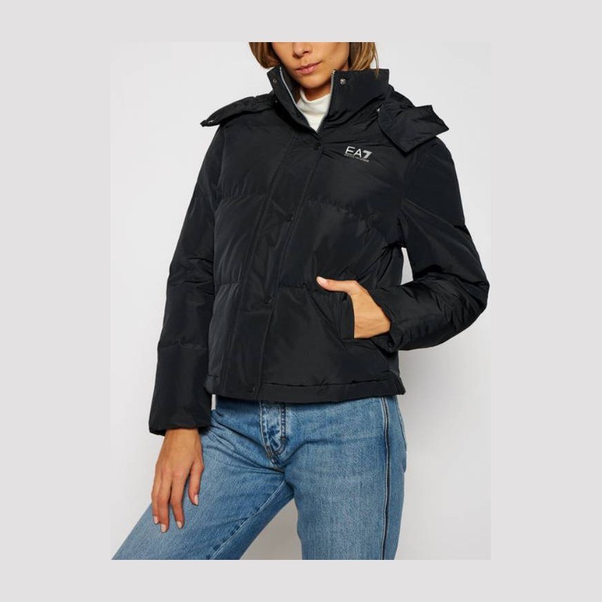 Emporio Armani EA7 Detachable Hood Cotton Jacket