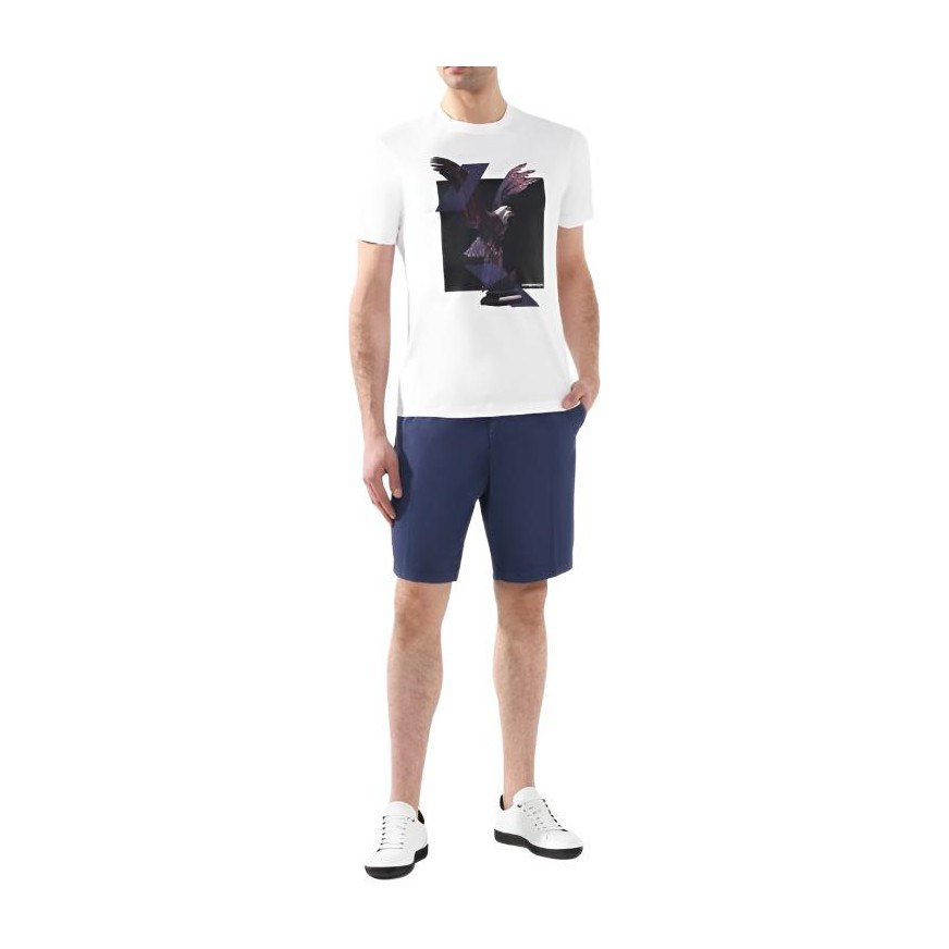 Emporio Armani Eagle Print T-Shirt White