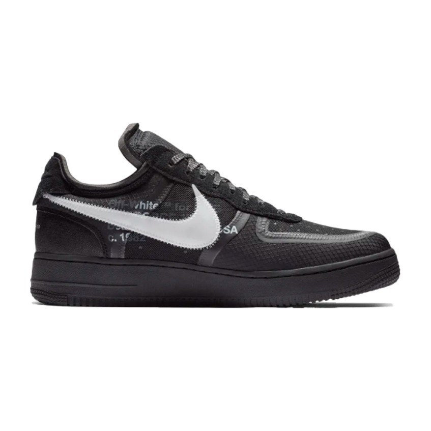 OFF-WHITE x Nike Air Force 1 Black White 2.0