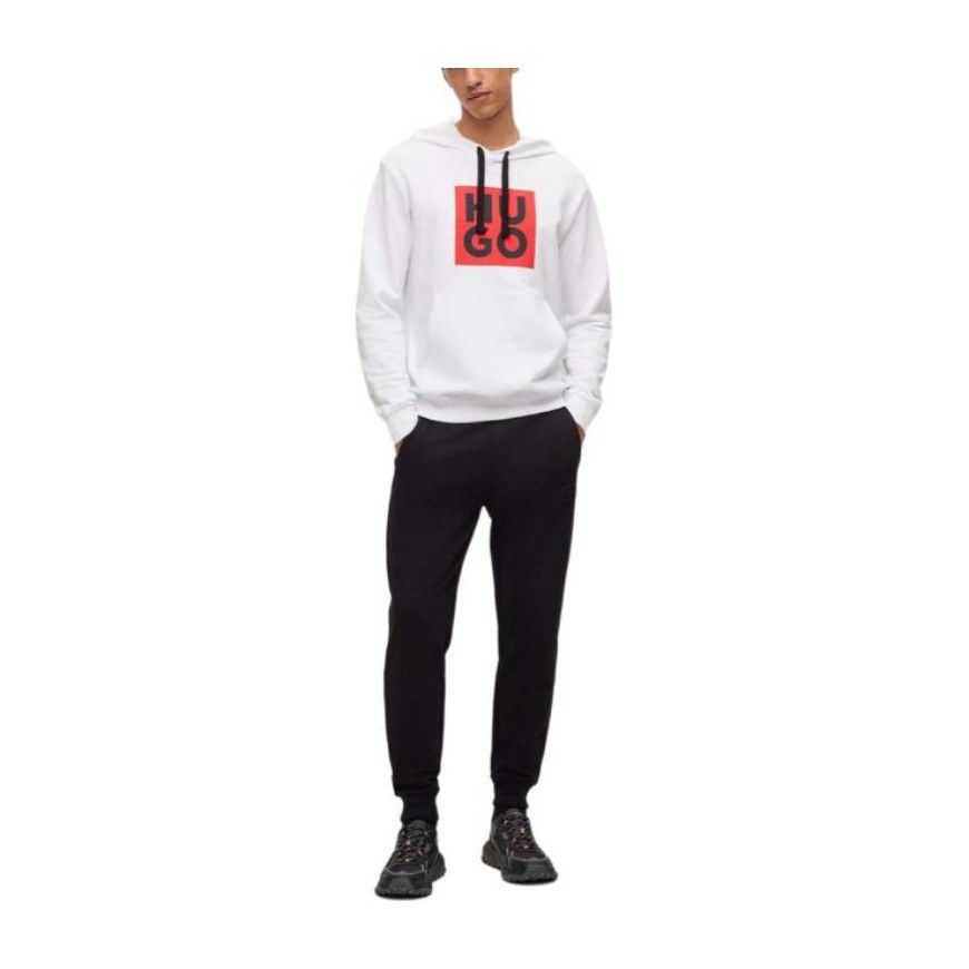 HUGO BOSS Logo Hoodie White