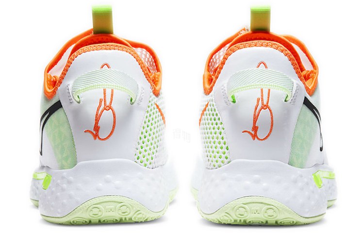 Nike PG 4 White Green Orange