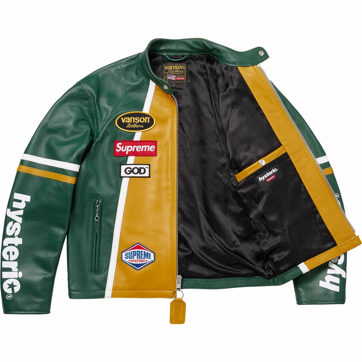 Supreme x HYSTERIC GLAMOUR Vanson Leather Jacket