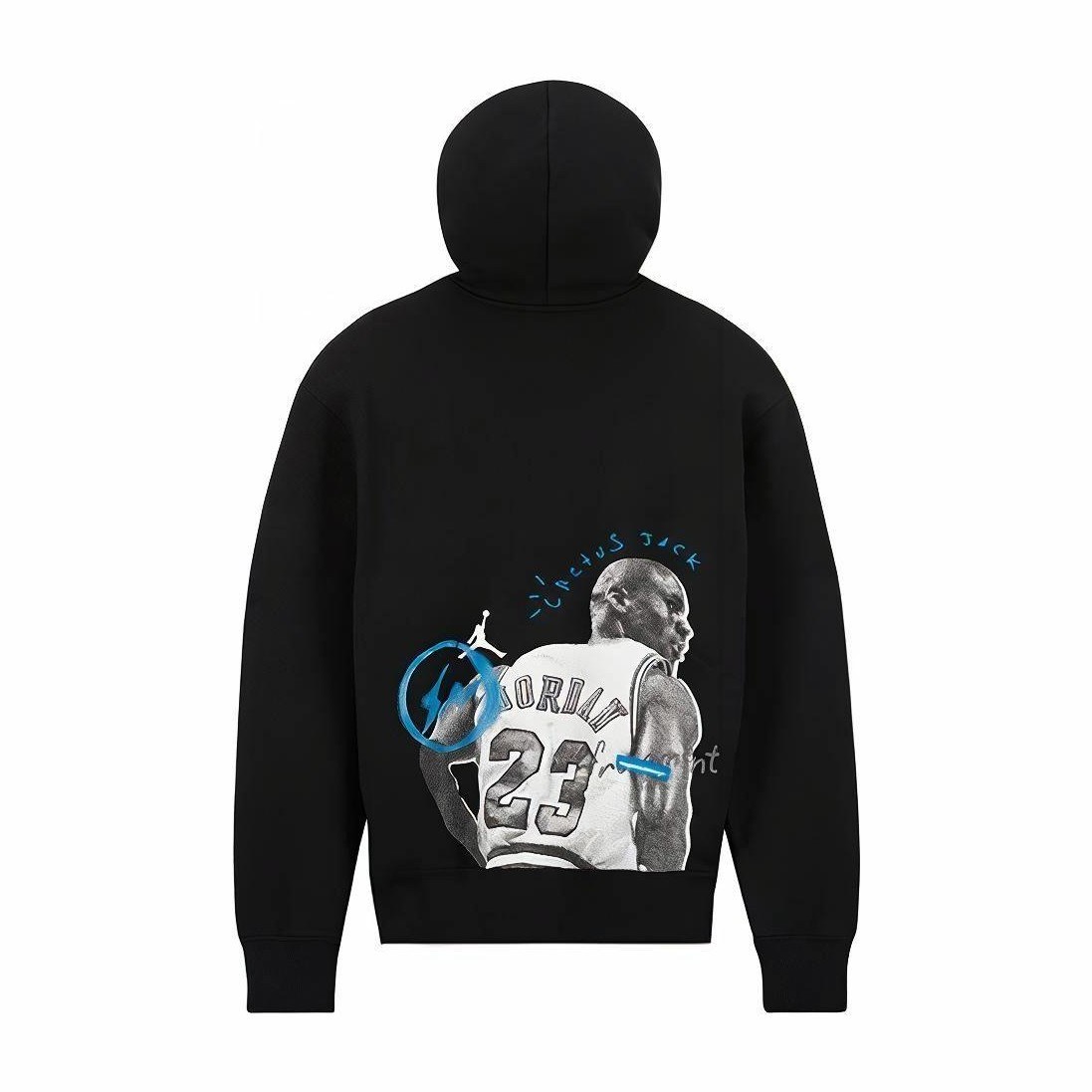 Jordan x Travis Scott x Fragment Design Hoodie Black