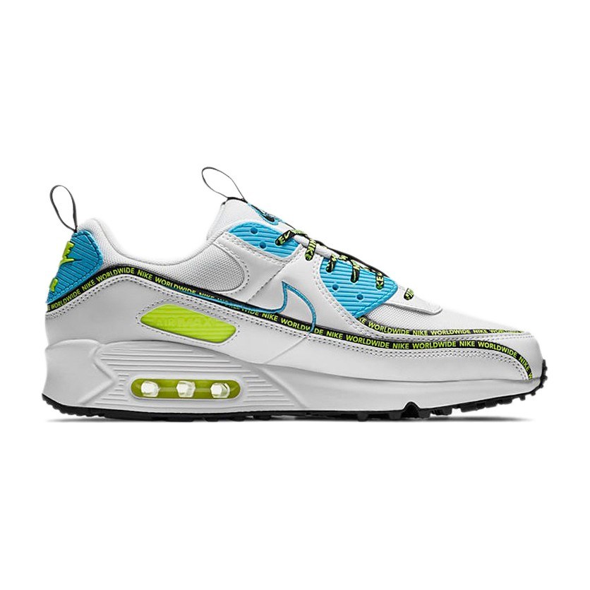 Nike Air Max 90 SE Worldwide White Blue Yellow