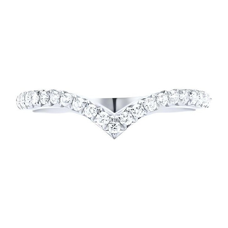 Tiffany & Co. V Shape Diamond Ring