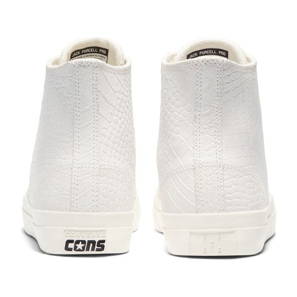 Pop Trading Company x Converse Jack Purcell High White