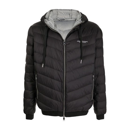 Armani Exchange Puffer Jacket Black