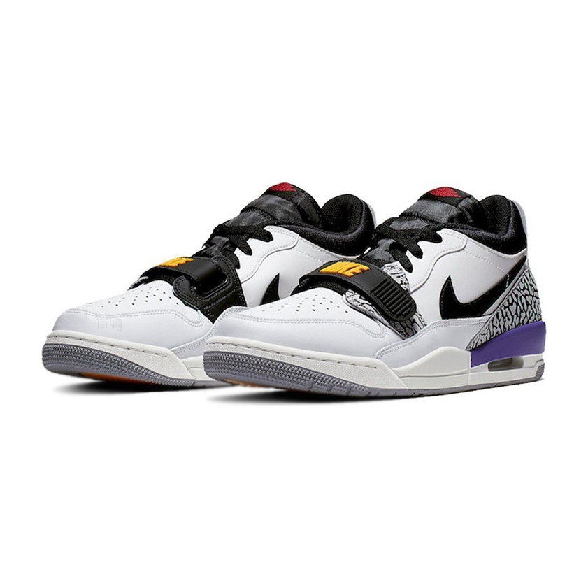 Jordan Legacy 312 Low White Yellow Purple