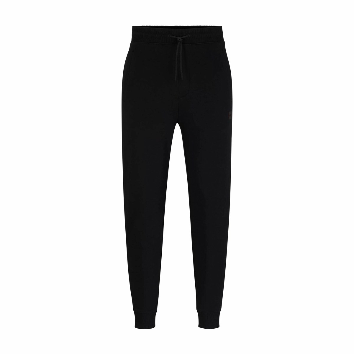 HUGO BOSS Cotton-Terry Tracksuit Bottoms With Logo Detail