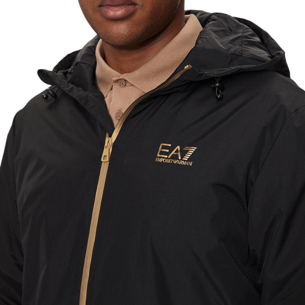 Emporio Armani EA7 Black Hoodie Jacket