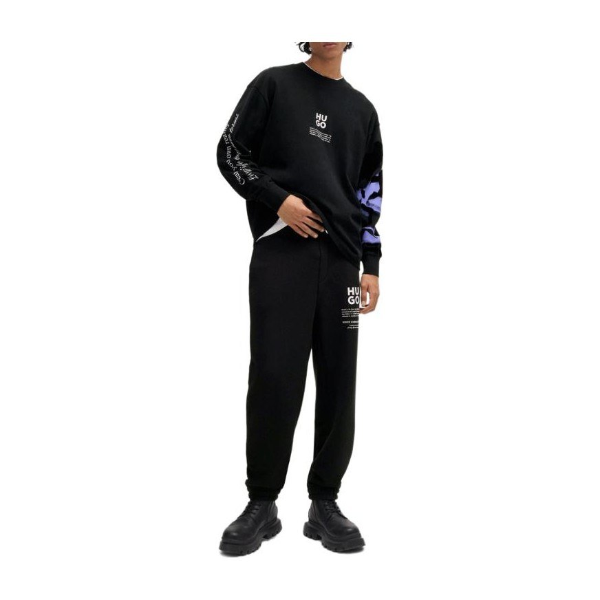 HUGO BOSS Logo Crewneck Sweatshirt Black
