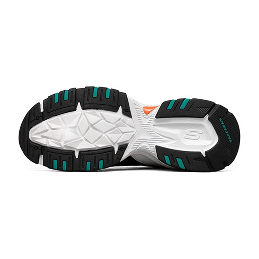 Skechers Stamina V2 Black White Green Orange