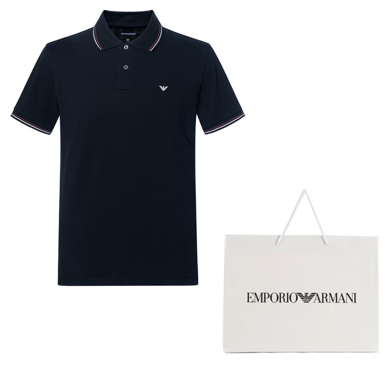 Emporio Armani FW21 Polo Shirt Navy