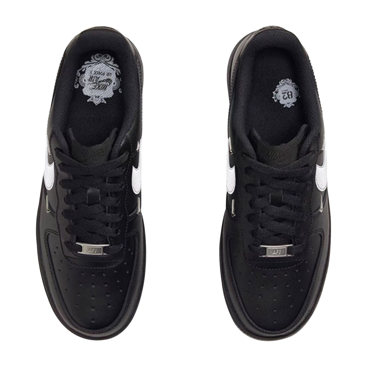 Nike Air Force 1 Low Black Silver