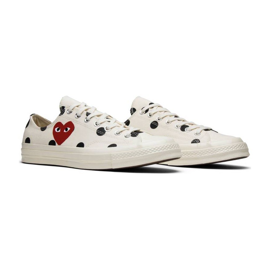 CDG Play x Converse Chuck Taylor All Star 70 Ox White Black
