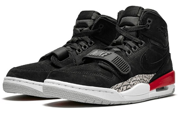 Jordan Legacy 312 Black Suede