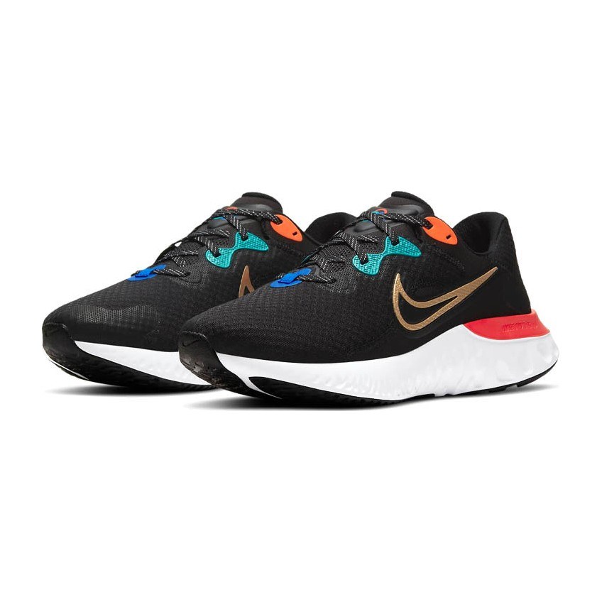 Nike Renew Run 2 Black Gold Orange