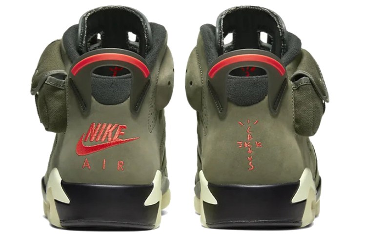 Travis Scott x Air Jordan 6 "Medium Olive"