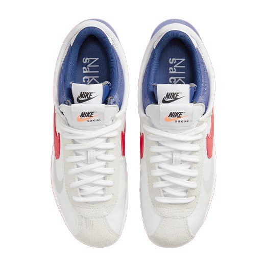 Sacai x Nike Cortez SP "White and University Red"