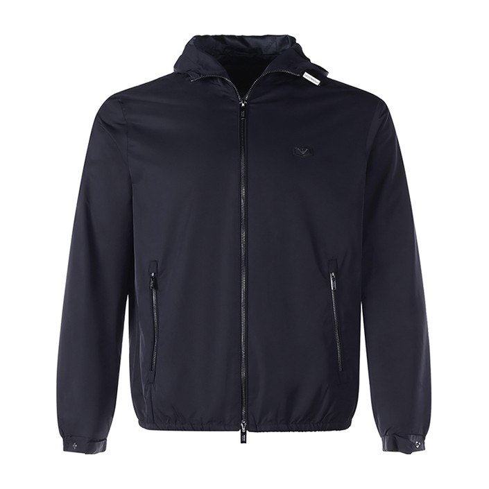 Emporio Armani FW21 Hooded Jacket Navy