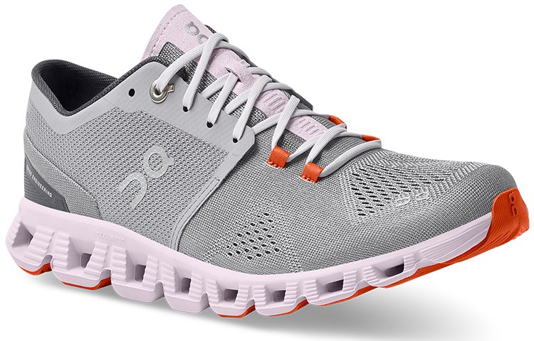 On Cloud X 1 Grey Pink