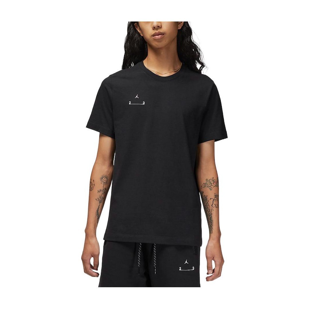 Jordan Logo Print T-Shirt Black