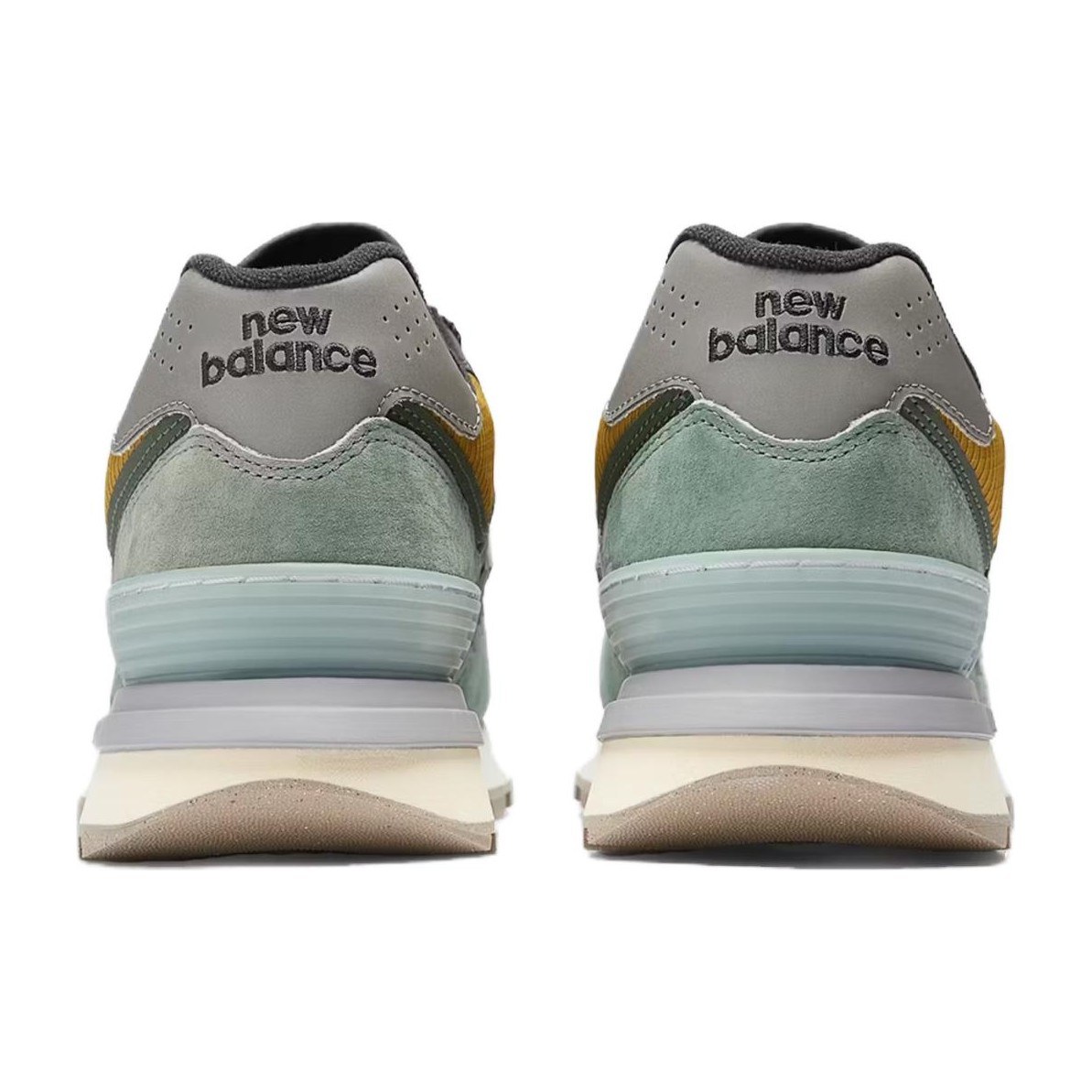 Stone Island x New Balance 574 Green Yellow