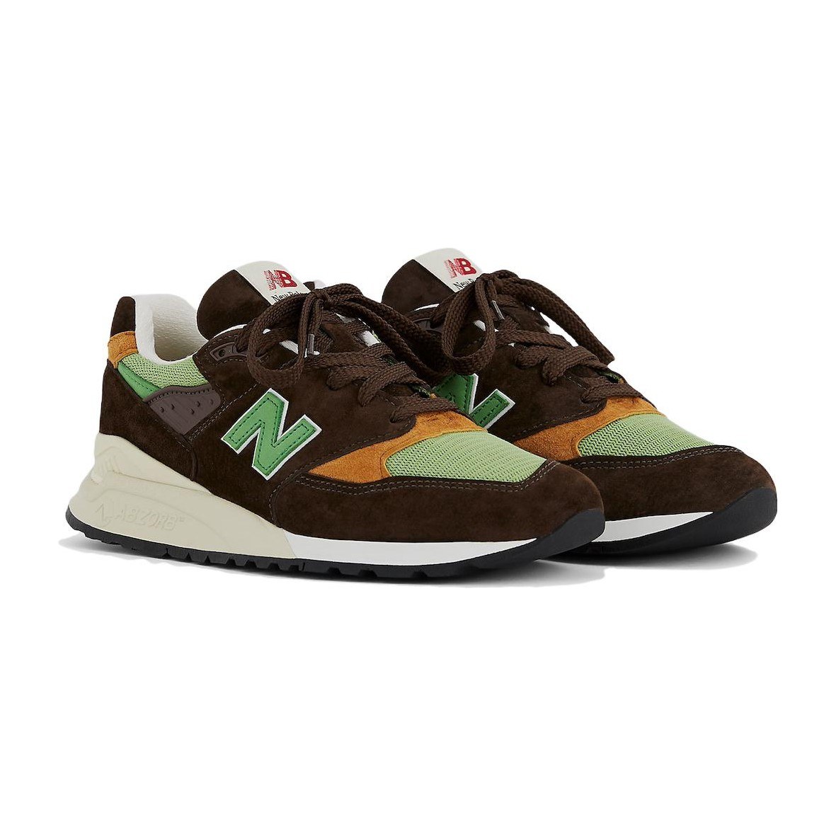 New Balance 998 Brown Green