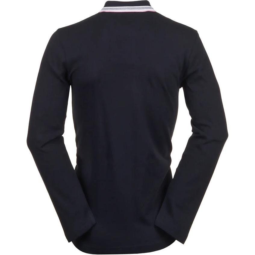 HUGO BOSS Letter Print Polo Long Sleeve