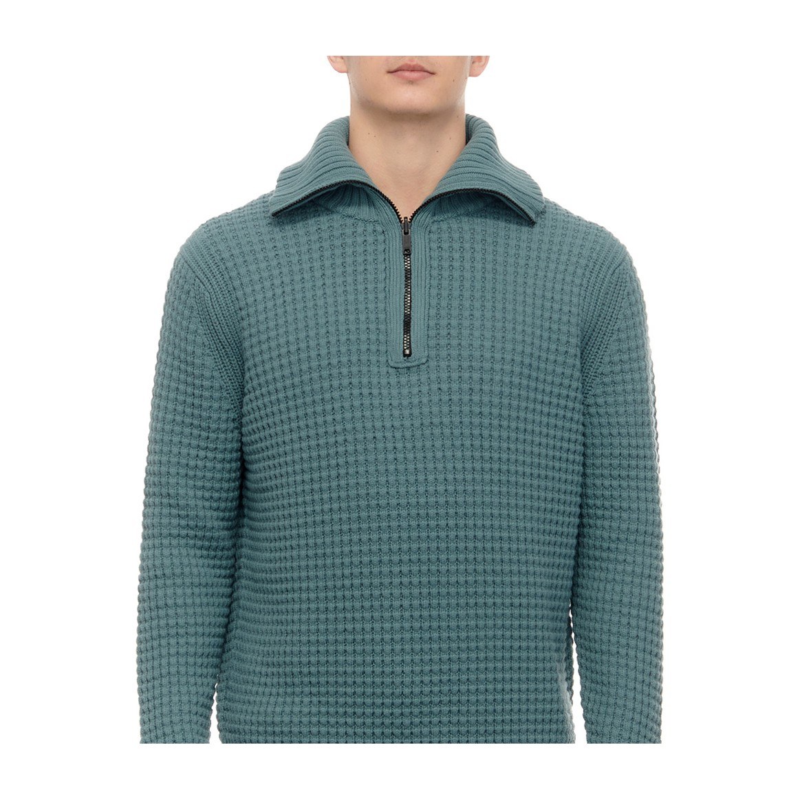 HUGO BOSS Orange SS24 Green Sweater