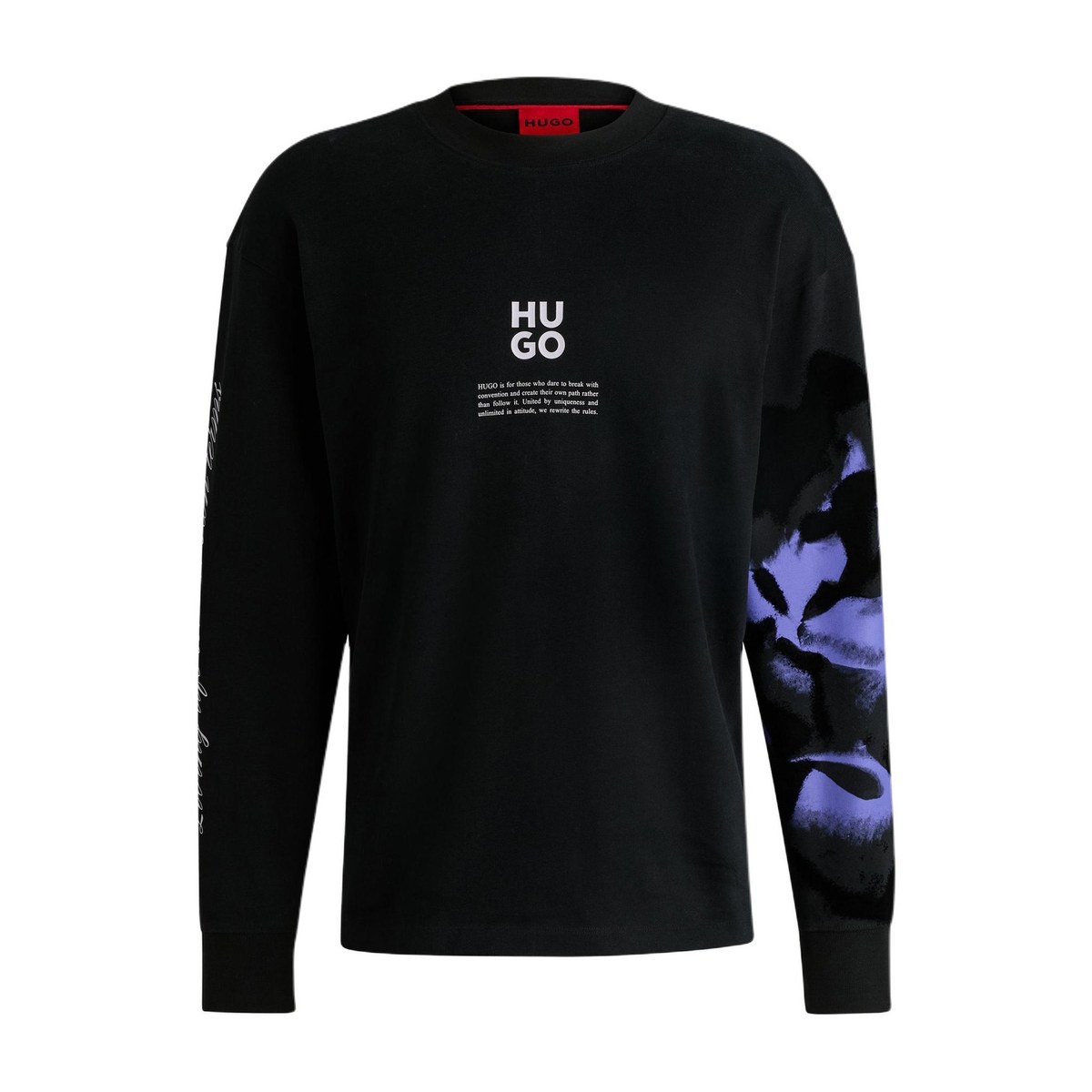 HUGO BOSS Logo Crewneck Sweatshirt Black
