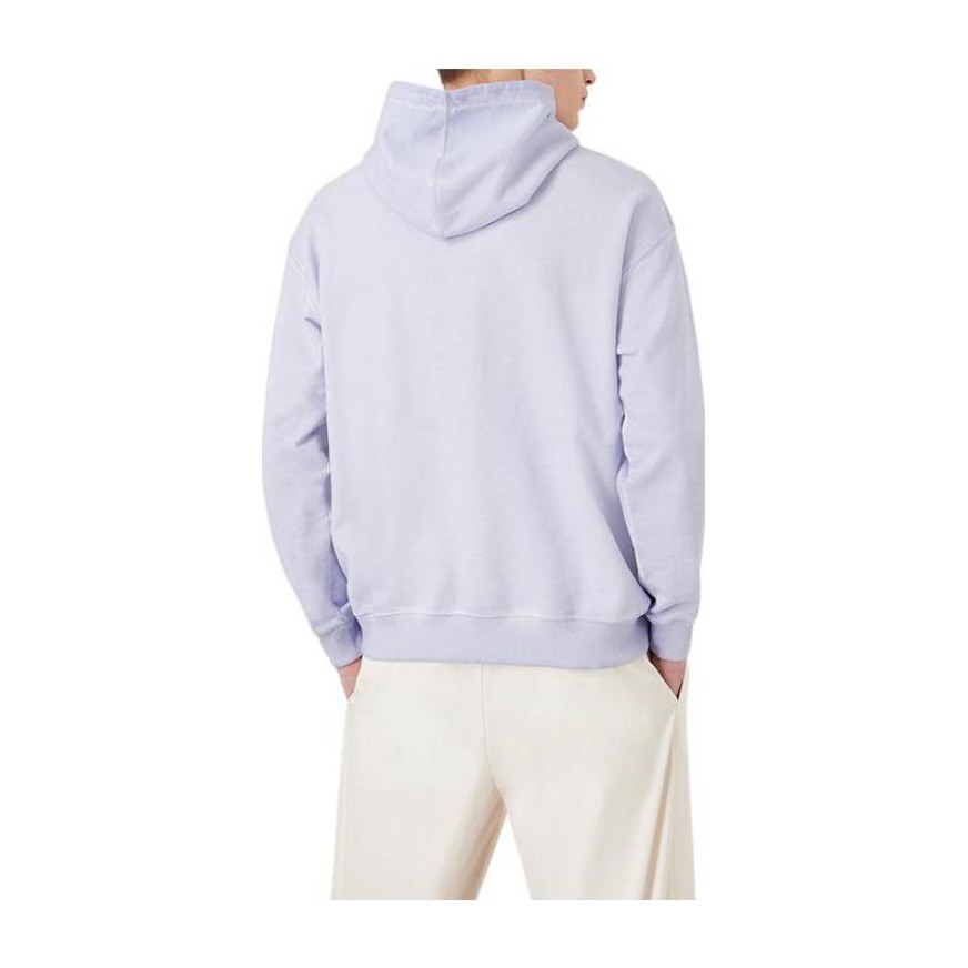 Emporio Armani SS22 Floral Hoodie Purple