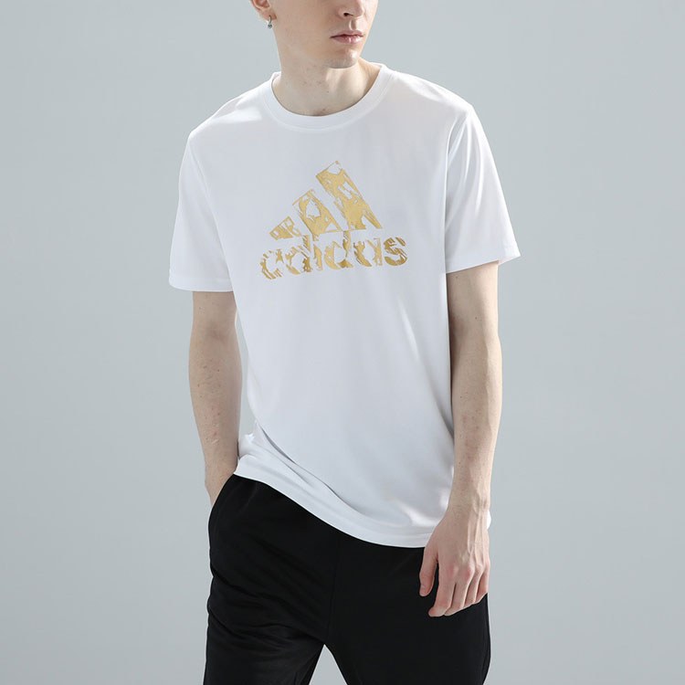 adidas Retro Logo Tee White Platinum