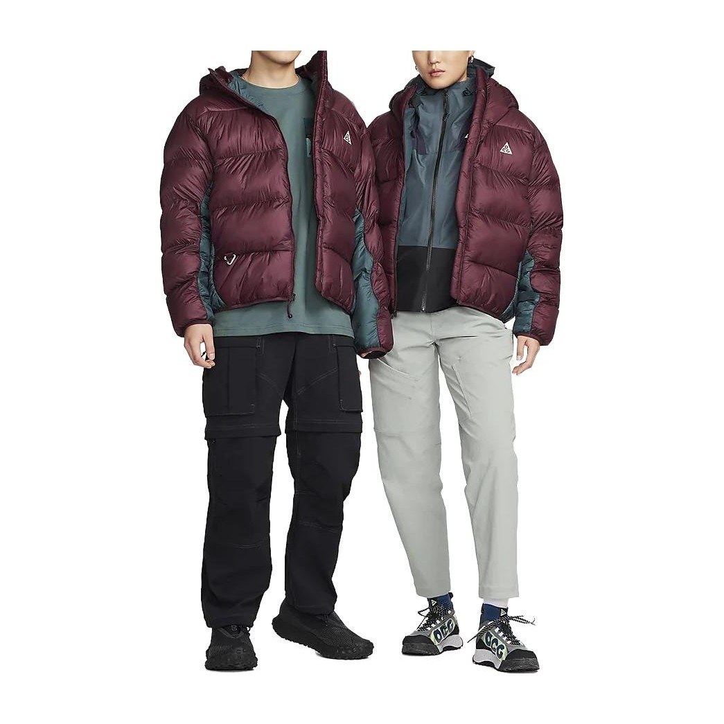 Nike Hoodie Jacket Red Brown