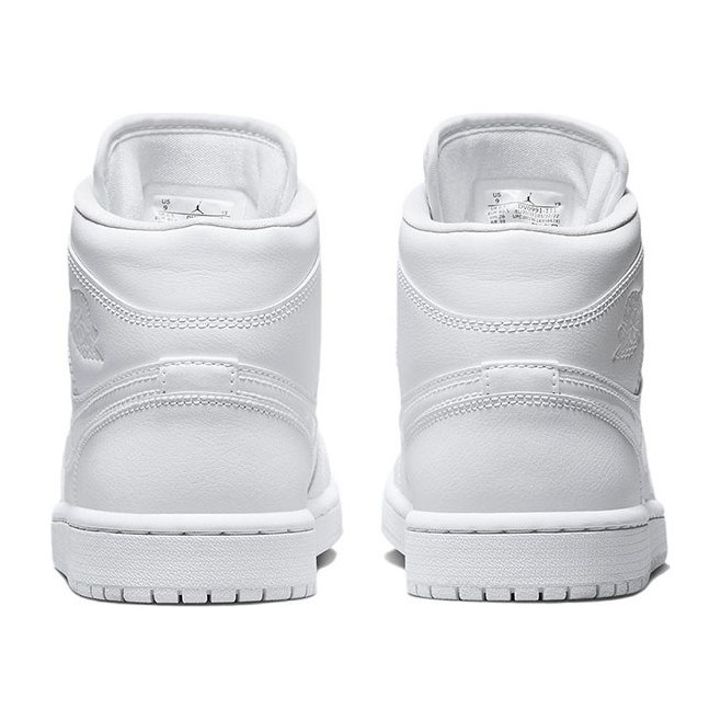 Jordan Air Jordan 1 Mid Triple White