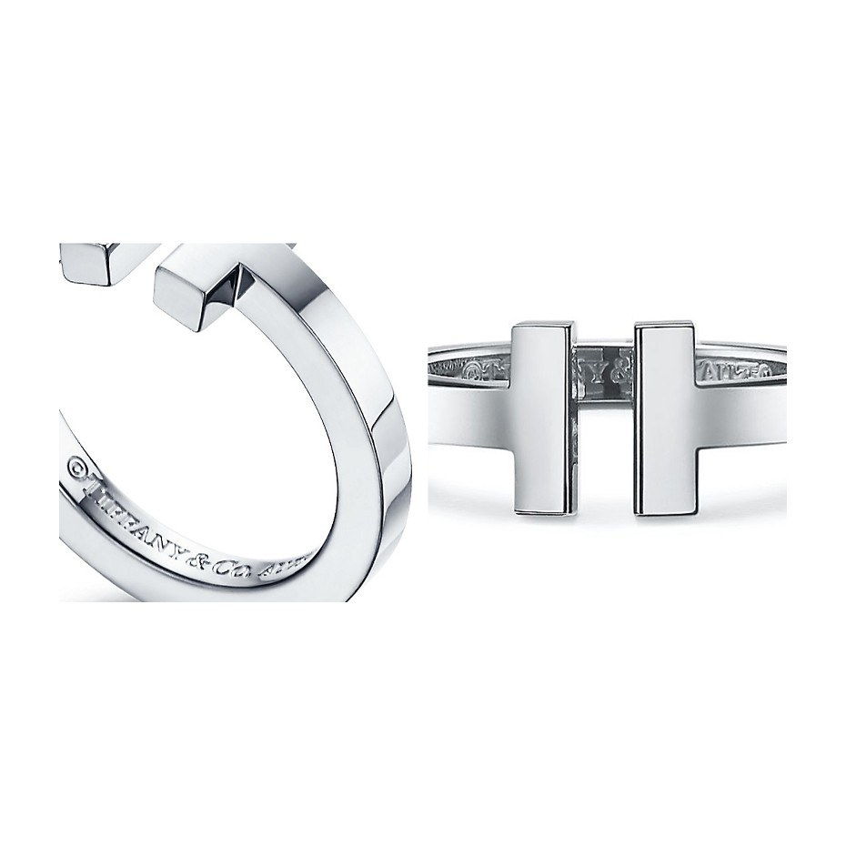 Tiffany & Co. T Series 18K White Gold Ring