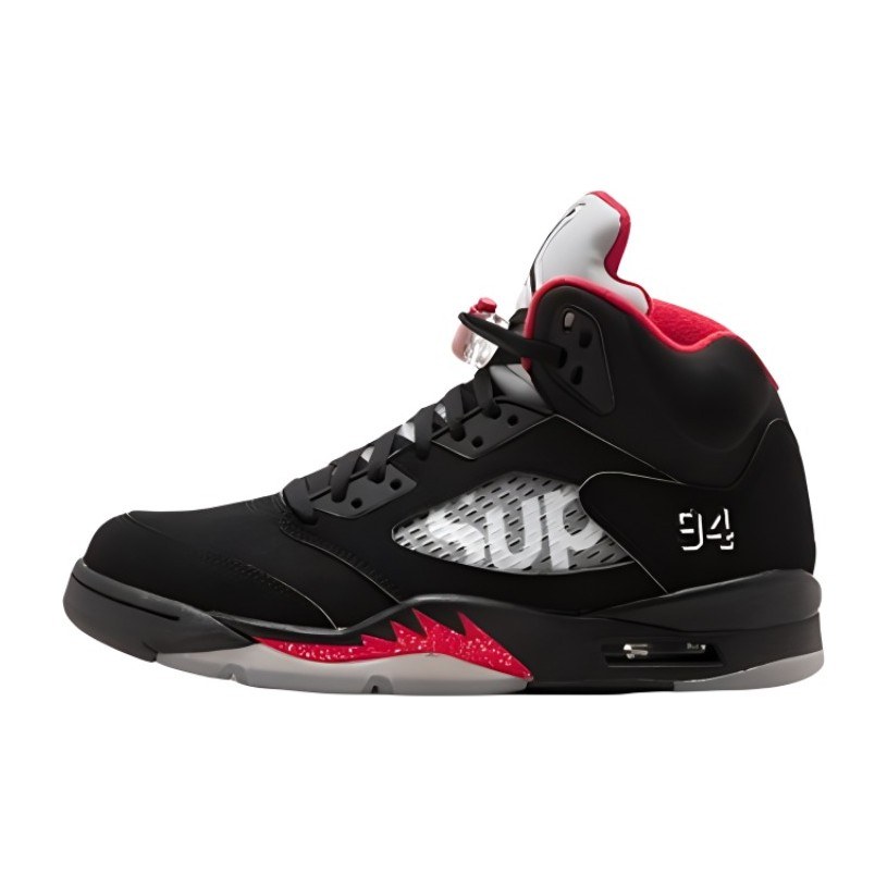 Supreme x Air Jordan 5 Retro Black