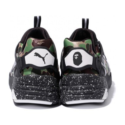 A BATHING APE x PUMA Disc Blaze Camo Green