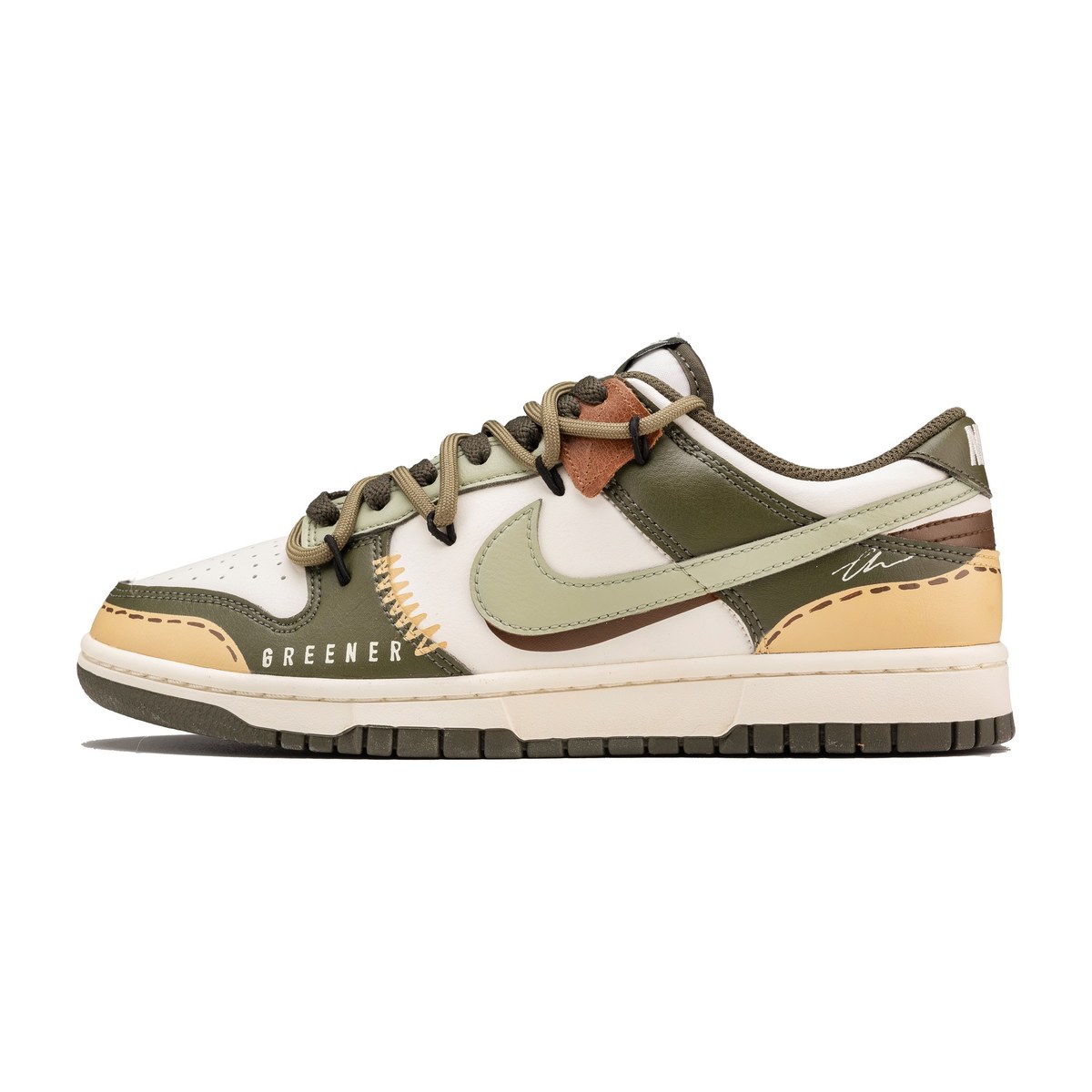 Nike Dunk Low Retro Brown Green
