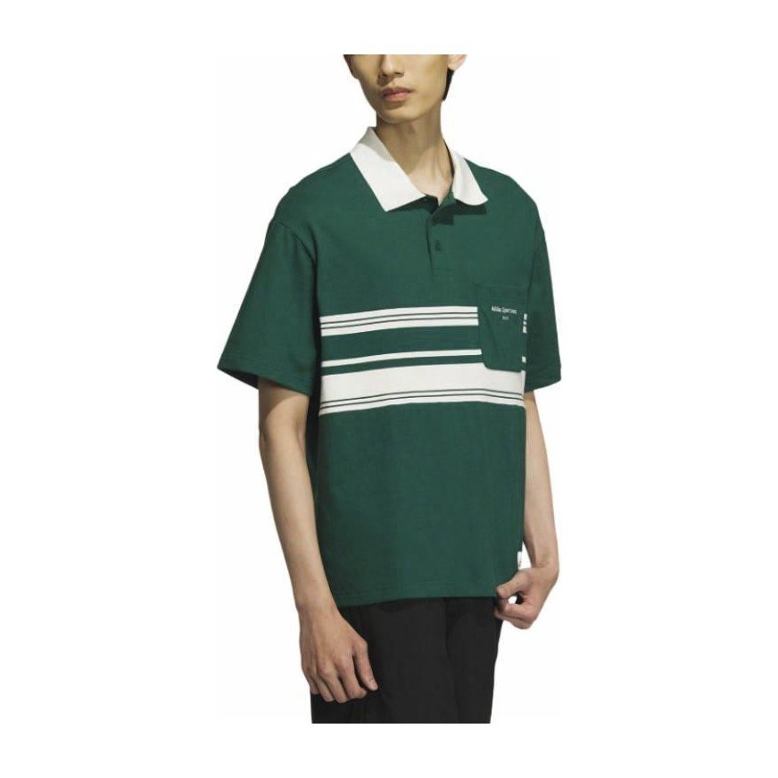 adidas Pocket Polo Shirt Forest Green
